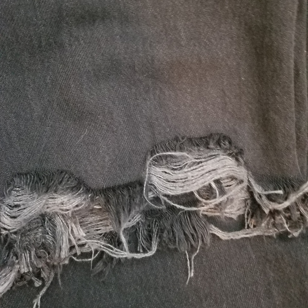 Free People Distressed Black jeans - Picture 8 of 9